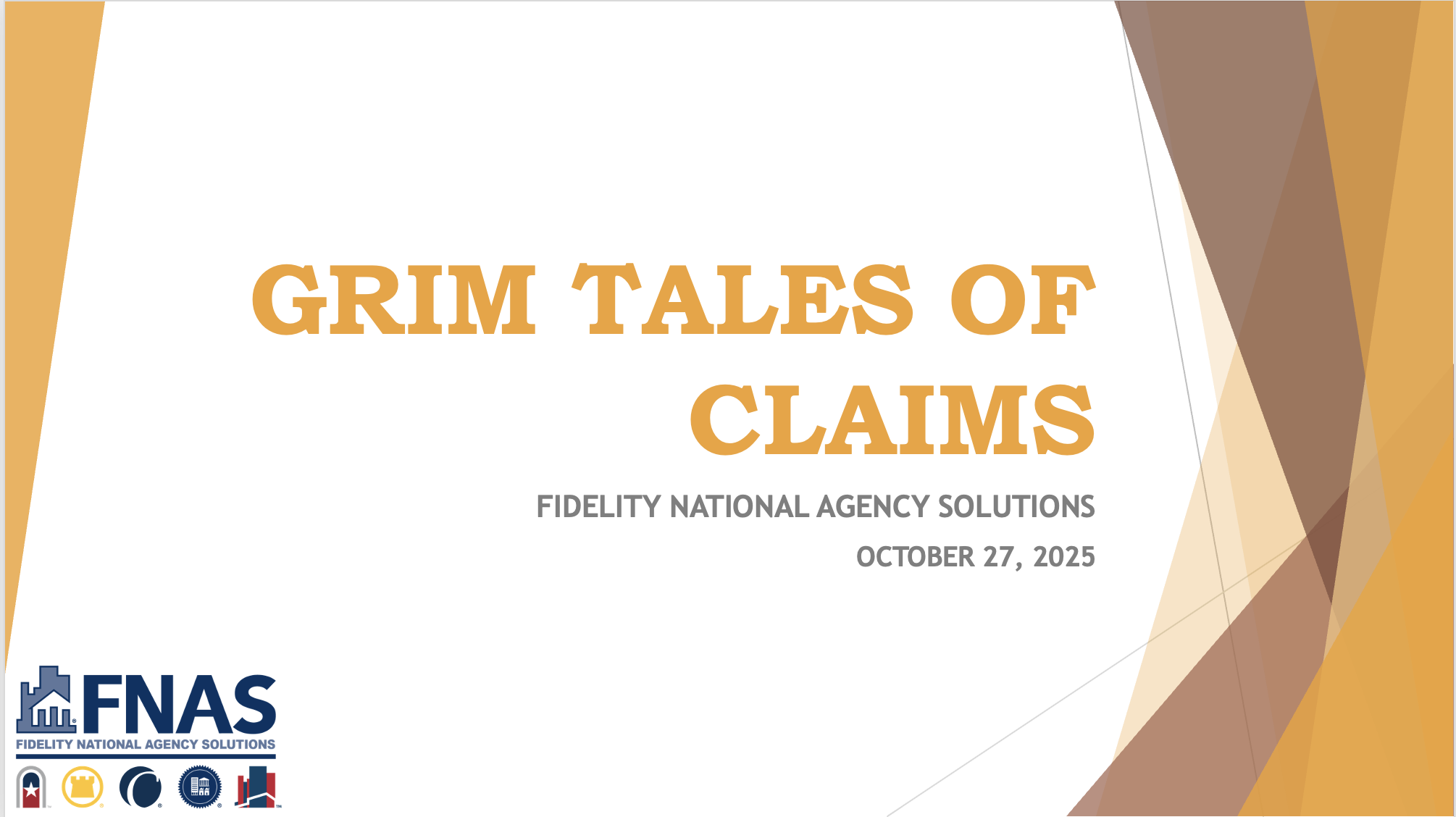Halloween Special Edition:  The GRIM Tales of CLAIMS